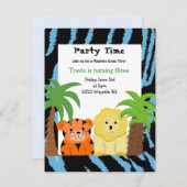 Uitnodiging voor oerwouden (Voorkant / Achterkant)