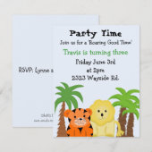 Uitnodiging voor oerwouden (Voorkant / Achterkant)