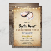 Uitnodiging voor oesterroosterfeest (Voorkant / Achterkant)