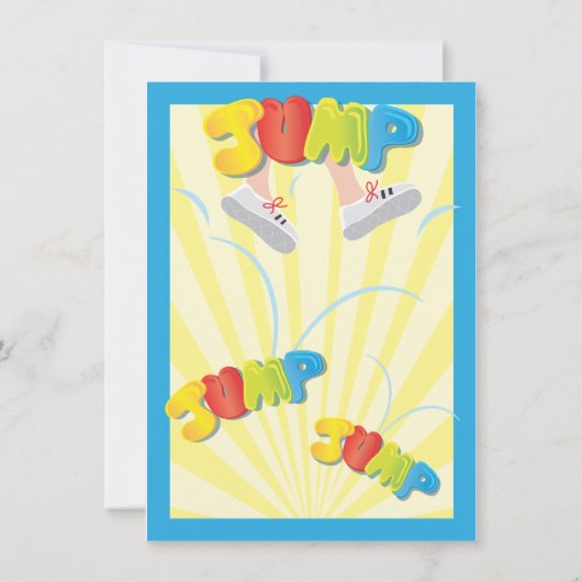 Uitnodiging voor officiële feestdagen in Bounce Ho (Achterkant)