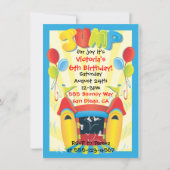 Uitnodiging voor officiële feestdagen in Bounce Ho (Voorkant)