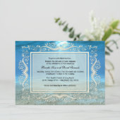 Uitnodiging voor onderwaterbruiloft (Staand voorkant)