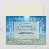 Uitnodiging voor onderwaterbruiloft (Voorkant / Achterkant)