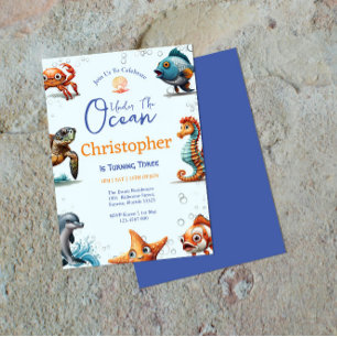 Uitnodiging voor onderwaterverjaardag