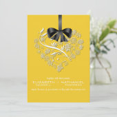 Uitnodiging voor ononderbroken weduwen—zonneschijn (Staand voorkant)