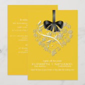 Uitnodiging voor ononderbroken weduwen—zonneschijn (Voorkant / Achterkant)