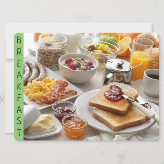 Uitnodiging voor ontbijt (Voorkant)