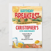 Uitnodiging voor ontbijt op zaterdag (Voorkant)