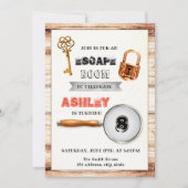 Uitnodiging voor ontsnappingskamers (Voorkant)