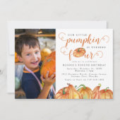 Uitnodiging voor onze Kleine Pompoen zijn 4de verj (Voorkant)