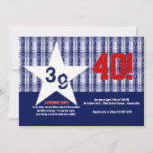 Uitnodiging voor onze Star Birthday Party (Voorkant)