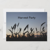 Uitnodiging voor Oogst-partij (Voorkant)