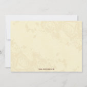 Uitnodiging voor oosterburgse landmoerasjar Bridal (Achterkant)