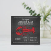 Uitnodiging voor op maat gemaakte Lobster Bake/Boi (Staand voorkant)