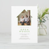 Uitnodiging voor Open House Party (Staand voorkant)