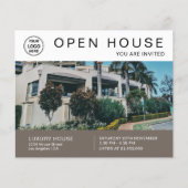Uitnodiging voor open huis in onroerend goed flyer (Voorkant)