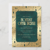 Uitnodiging voor open huis met feestdagen (Voorkant)