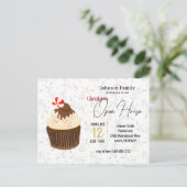 Uitnodiging voor open huis of andere (Staand voorkant)