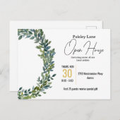 Uitnodiging voor open huis of andere (Voorkant / Achterkant)