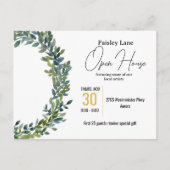 Uitnodiging voor open huis of andere (Voorkant)