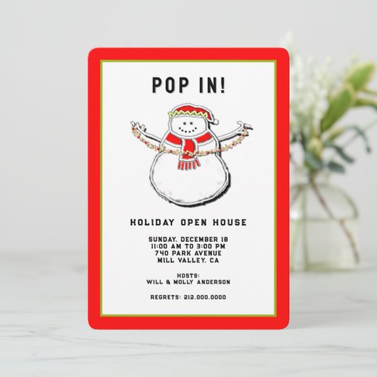 Uitnodiging voor opening van de zitting (Staand voorkant)