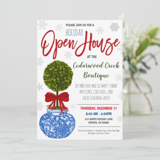 Uitnodiging voor opening van de zitting (Staand voorkant)