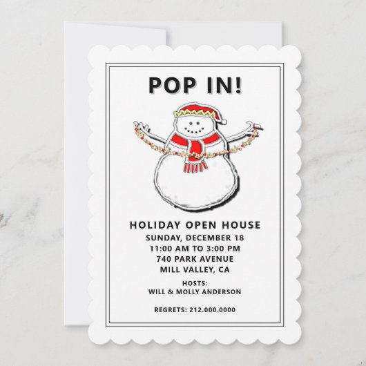 Uitnodiging voor opening van de zitting (Voorkant)