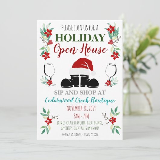 Uitnodiging voor opening van de zitting (Staand voorkant)