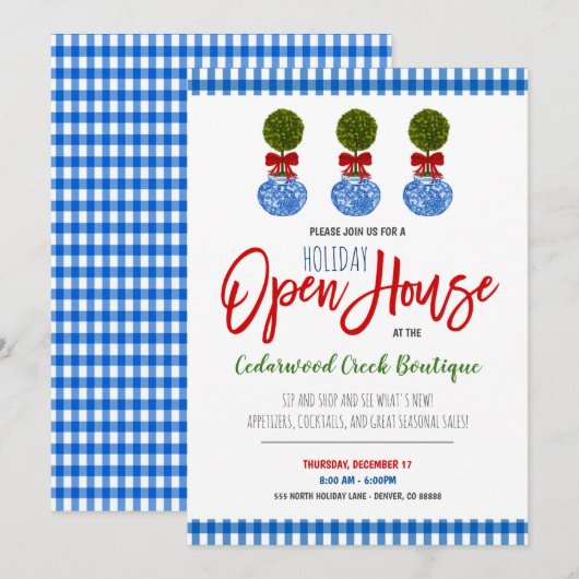 Uitnodiging voor opening van de zitting (Voorkant / Achterkant)