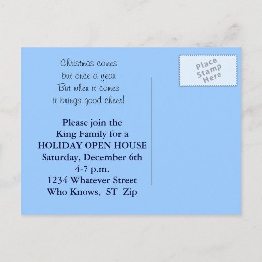 Uitnodiging voor opening van de zitting (Achterkant)