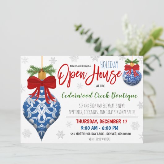 Uitnodiging voor opening van de zitting (Staand voorkant)