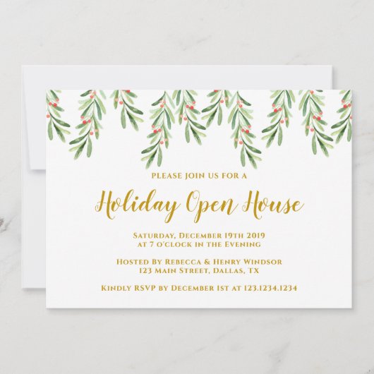 Uitnodiging voor opening van de zitting (Voorkant)