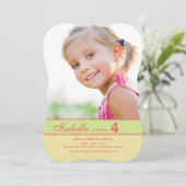 Uitnodiging voor ophaalsticks (Staand voorkant)