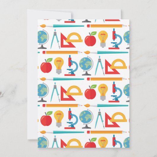 Uitnodiging voor opvoedingspartner voor leraar (Achterkant)