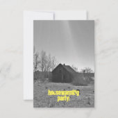 Uitnodiging voor opwarming van de aarde (Voorkant)