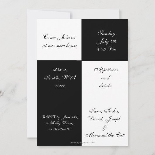 Uitnodiging voor opwarming van de aarde (Achterkant)