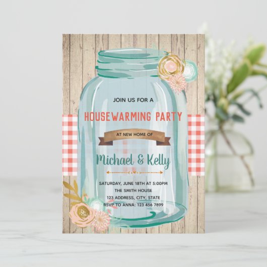 Uitnodiging voor opwarming van de aarde (Staand voorkant)