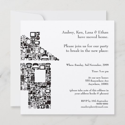 Uitnodiging voor opwarming van de aarde (Achterkant)