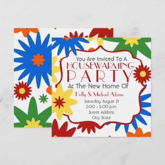 Uitnodiging voor opwarming van de aarde door Brigh (Voorkant / Achterkant)