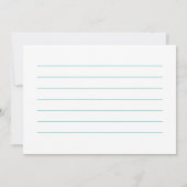 Uitnodiging voor opwarming van de aarde voor moder (Achterkant)