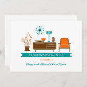 Uitnodiging voor opwarming van de aarde voor moder (Voorkant / Achterkant)