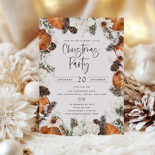 Uitnodiging voor Oranje kerstfeestdagen