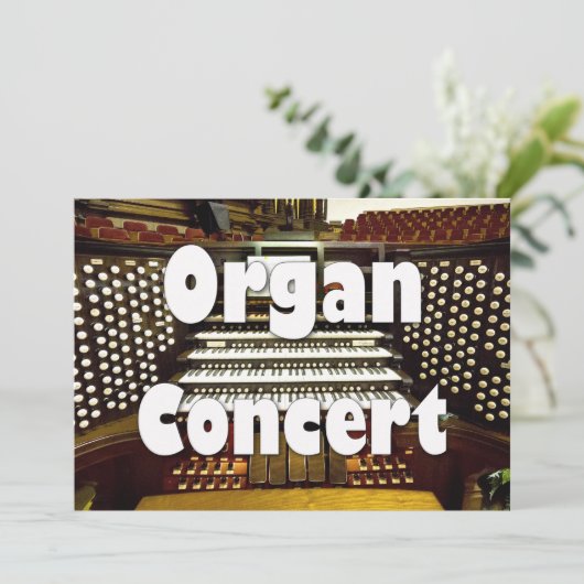 Uitnodiging voor orgaanoverweging - orgaanconsole (Staand voorkant)