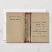 Uitnodiging voor oud boek (Voorkant)