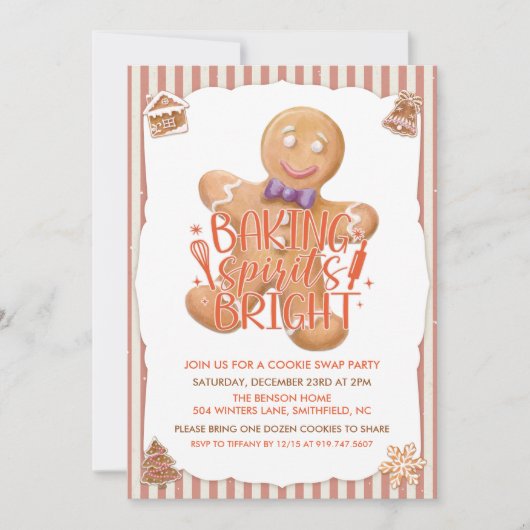 Uitnodiging voor oud-huwelijksfeest met uitwisseli (Voorkant)