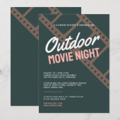 Uitnodiging voor Oude Filmavond Fondsenwerving (Voorkant / Achterkant)