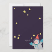 Uitnodiging voor Out of Space Party (Achterkant)