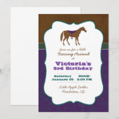 Uitnodiging voor paarden (Voorkant / Achterkant)