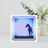 Uitnodiging voor paarden (Staand voorkant)