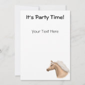 Uitnodiging voor paarden (Achterkant)